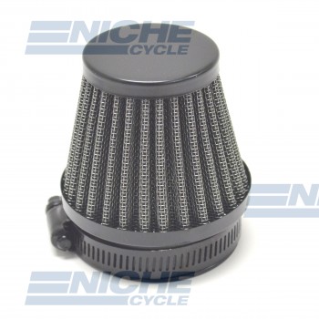 Clamp On Air filter - 42mm Black 12-55742B