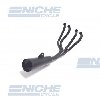 Honda CB750/900/1100 F/SC MAC 4-Into-1 Black Canister Exhaust System 201-2601