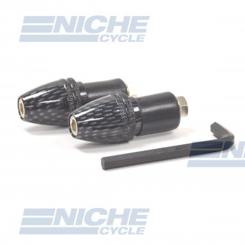 Bar Ends Alum -  Bullet Carbon 23-96478