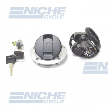 Suzuki GSX-R1000 SV650 SV1000 Locking Gas Cap & Ignition Set w/ Keys 37000-16840