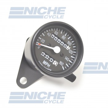 Mini Speedometer Gauge 160 MPH - 2.1:1 Ratio 58-43664B
