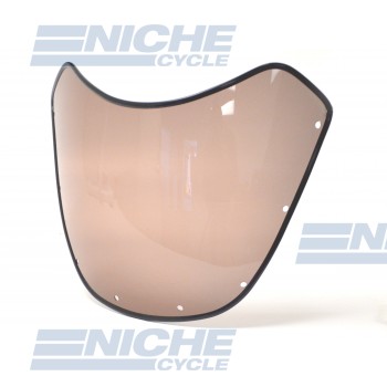 7" Headlight Replacement Race Fairing Windshield Tinted Gloss Black  70-52506