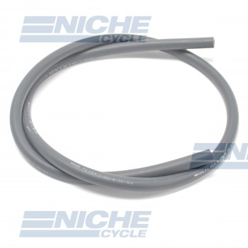 Grey Fuel Line Hose NBR+PCV 4mm x 8mm 1 Meter 3ft Feet 14-03822