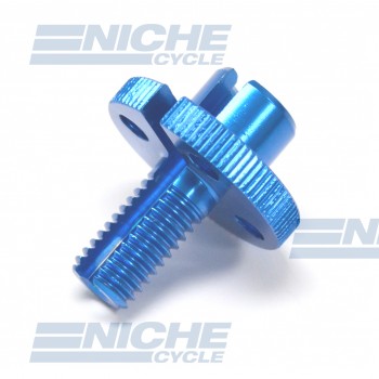 GSXR Clutch Cable Adjuster - Blue 34-67073