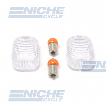 Duacti Turn Signal Lense w/Bulbs 59-19750