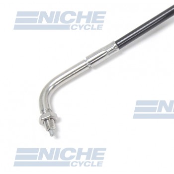 Throttle Cable w/ Elbow Mikuni 45" NCS899A