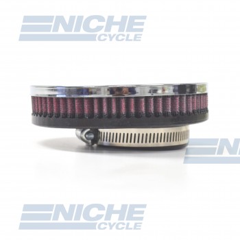 Pancake Filter Chrome 58mm RED RC-305-01