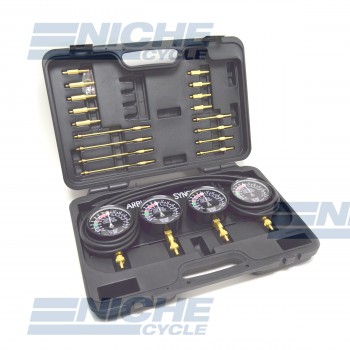 Carb Synchronizer Deluxe - 4 Gauge NCS68594B