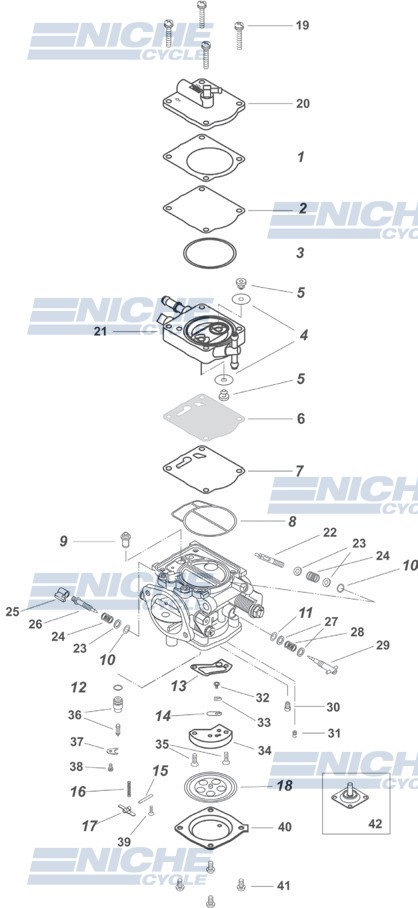 Mikuni BN46I Exploded View - Replacement Parts Listing BN46I_parts_list