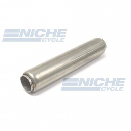 Stainless Steel Glass Pack Exhaust Pipe Insert Baffle Muffler 1-5/8 1.625" 009-0417
