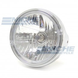 7.5" Side Mount Chrome Headlight - E-Mark 66-64298