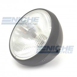 7" Headlight w/Sealed Beam Matte Blk 66-64360D