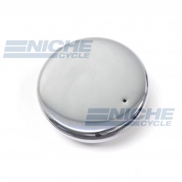 British Style Flat Top Chrome Gas Cap 82-3220/P