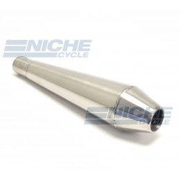 Reverse Cone 12" - Stainless Steel 1.0" Inlet ID - Brushed NCS-1000-12-SS