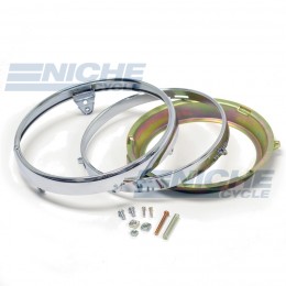 7" Honda Headlight Rim & Retainer Kit 66-64330