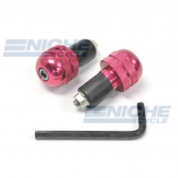 Bar Ends Alum -  Knurled Red 23-96464