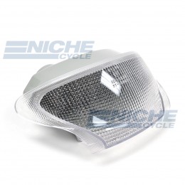 Taillight Triumph Clear w/Red LED 62-84791L