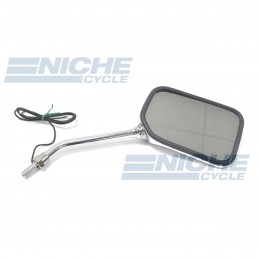 Mirror - Honda Right Chrome w/light 20-37365