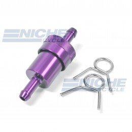 Fuel Filter- Inline CNC Purple 5/16" 14-34433