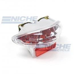 Taillight Suzuki Clear w/Red 62-84761