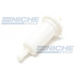 Plastic 4" Fuel Filter - 1/4" 14-34441