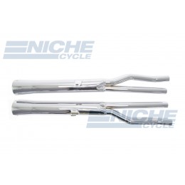 Honda CB750K 69-76 Motorcycle Mufflers Flare Tip Chrome  001-1311