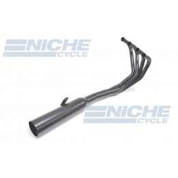 Honda CB400F 75-77 MAC 4-Into-1 Black Canister Exhaust System 201-0501