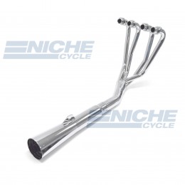 Suzuki GS550 81-82 MAC 4-Into-1 Chrome Megaphone Exhaust System 003-0401