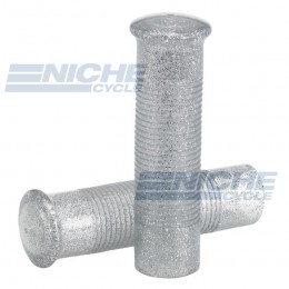 Grip Set - Metal Flake 7/8"x120mm -  Silver 42-21129