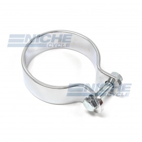 1.75" Chrome Muffler Center Clamp