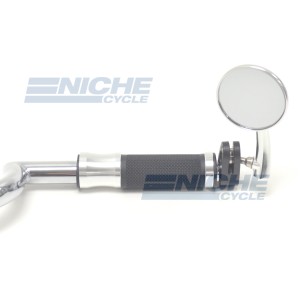 Bar End Mirror - Polished 3" Right 20-34043