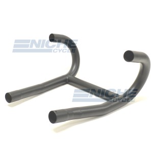 BMW '85-89 Stock Replica Head Pipes Only Black  206-0392