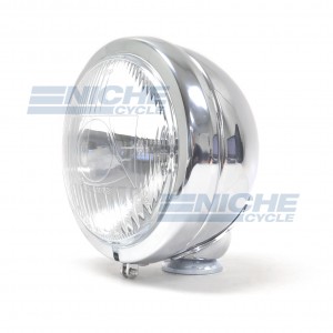 4.5" Harley Style Chrome 12v Spot Light Dot 66-84128