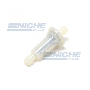 Plastic 2" Fuel Filter - 1/4" 14-34421