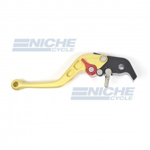 Click Adjust CNC Clutch Lever - Gold 30-25586G