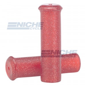 Grip Set - Metal Flake 7/8"x120mm -  Red 42-21124