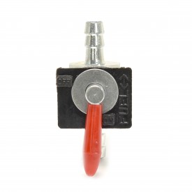 Inline Red Handle Fuel Valve - 8mm