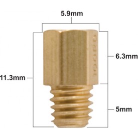 Mikuni VM4/042 Large Hex Main Jets