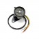 Black Mini Speedometer Gauge 140 MPH Dummy Lights - 2240=60 Ratio 58-43683B