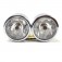 Dual Beam 3.5" Crystal Clear Lens Headlights - Chrome 66-64430