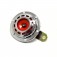 Horn- Chrome/Red 93mm 12 Volt 86-18082