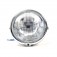 Bates Style 5.75" Chrome Side Mount Headlight with Blue Dot Beam Indicator 66-84101