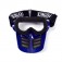 Vintage Style Motocross Mask - Blue 76-49503