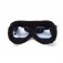 Classic Pilot Style Split Lens Leather Goggles - Black 76-50120