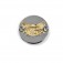 Kawasaki Round Style Chrome & Gold Master Cylinder Reservoir Cap 58-94551