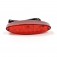 Universal LED oval Taillight - Red Lens 62-21650R