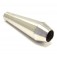 Reverse Cone 12" - Stainless Steel 2.0" Inlet ID - Brushed NCS-2000-12-SS