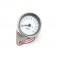 Polished 2.5" Mini Tachometers - White Face 58-4369XA