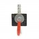 Inline Red Handle Fuel Valve - 6mm 43-17146