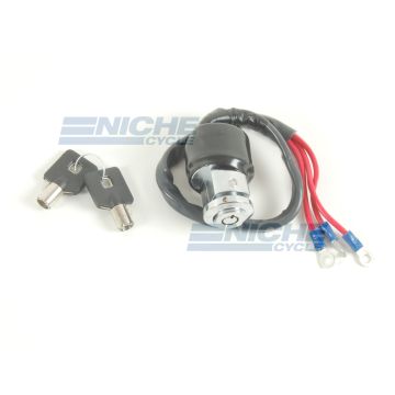 Harley Davidson Dyna Style XL FX Round Key Ignition Switch - 3 Wire 07-64063 